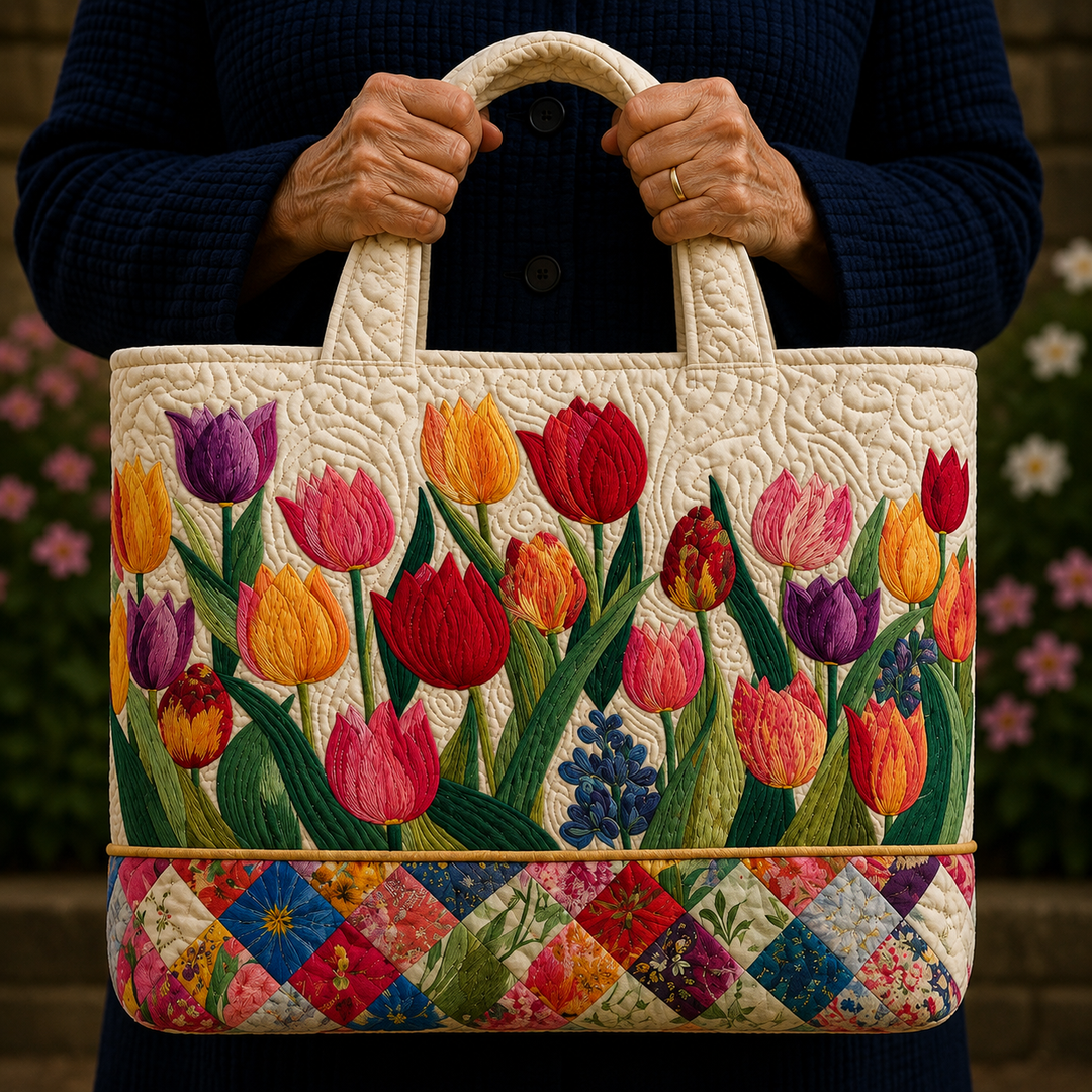 Tulipánová zahrada | Ručně vyrobená taška