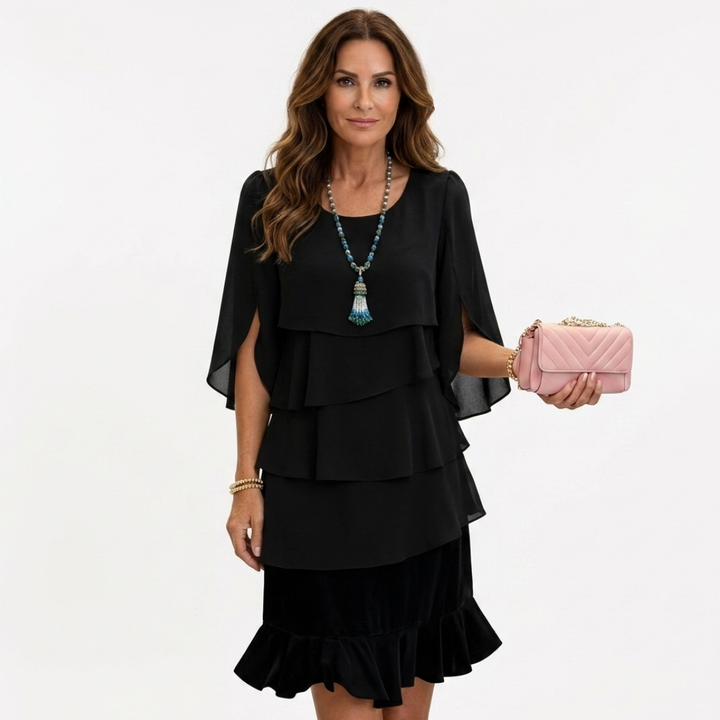 Patricia - Elegantní prošívané pohodlné šaty